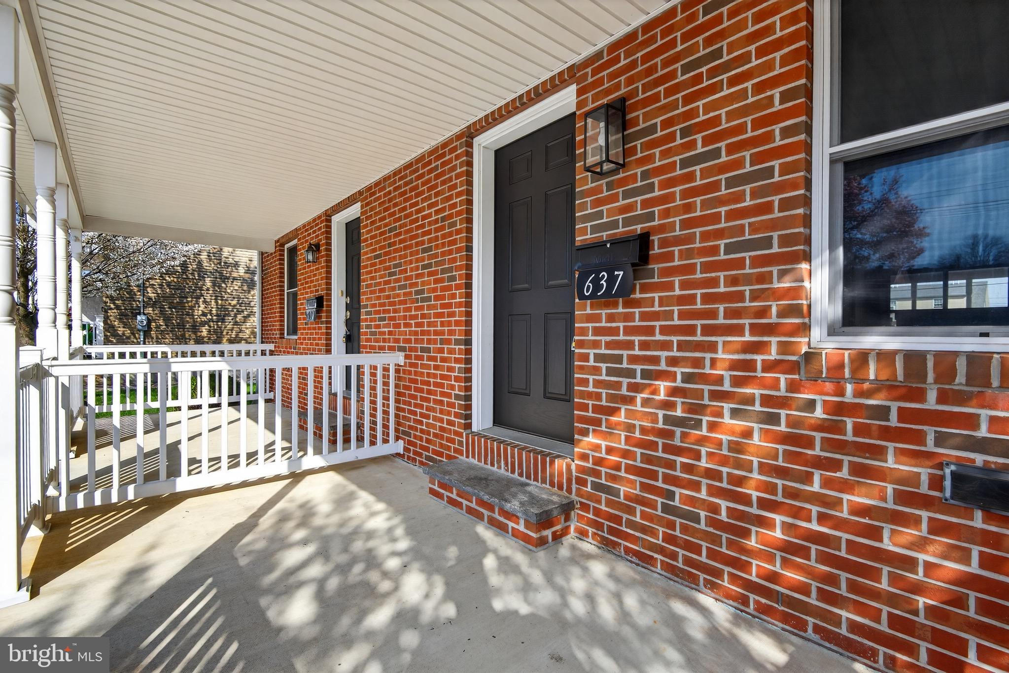 637 East Fulton Street Lancaster, PA 17602 - Photo 3 of 28 a view of a balcony with a swing