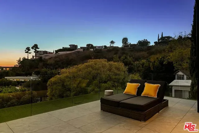 a view of a couches in a patio
