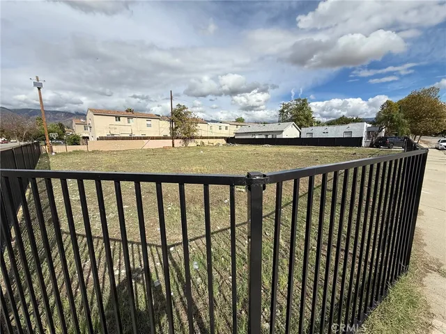 a view of city from a balcony