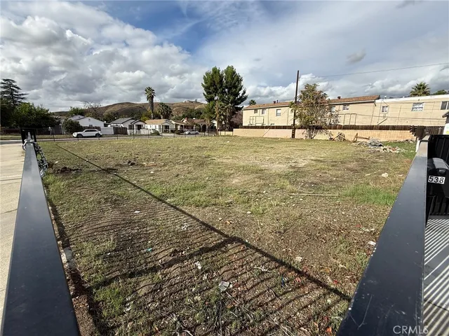 a view of outdoor space with garden