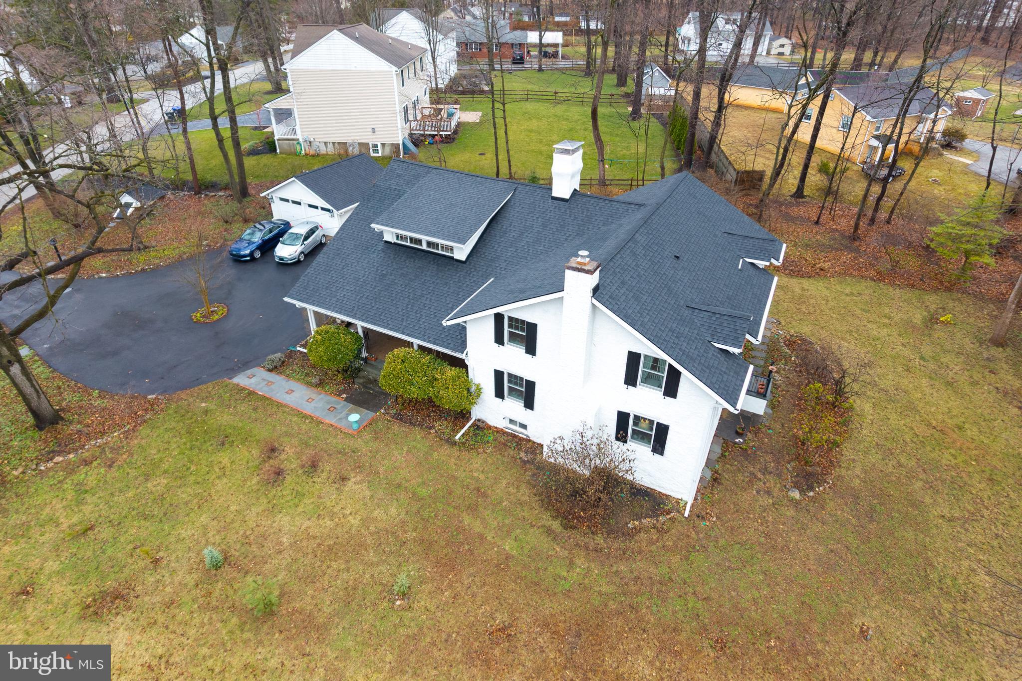 57 Grubb Road Malvern, PA 19355 - Photo 36 of 45 an aerial view of a house with a yard