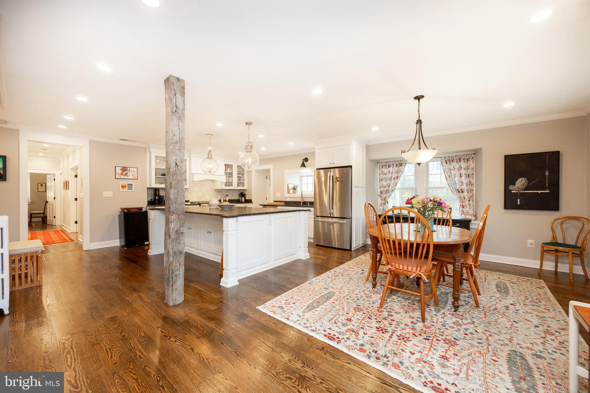 57 Grubb Road Malvern, PA 19355 - Photo 9 of 45 a living room with dining room and kitchen view