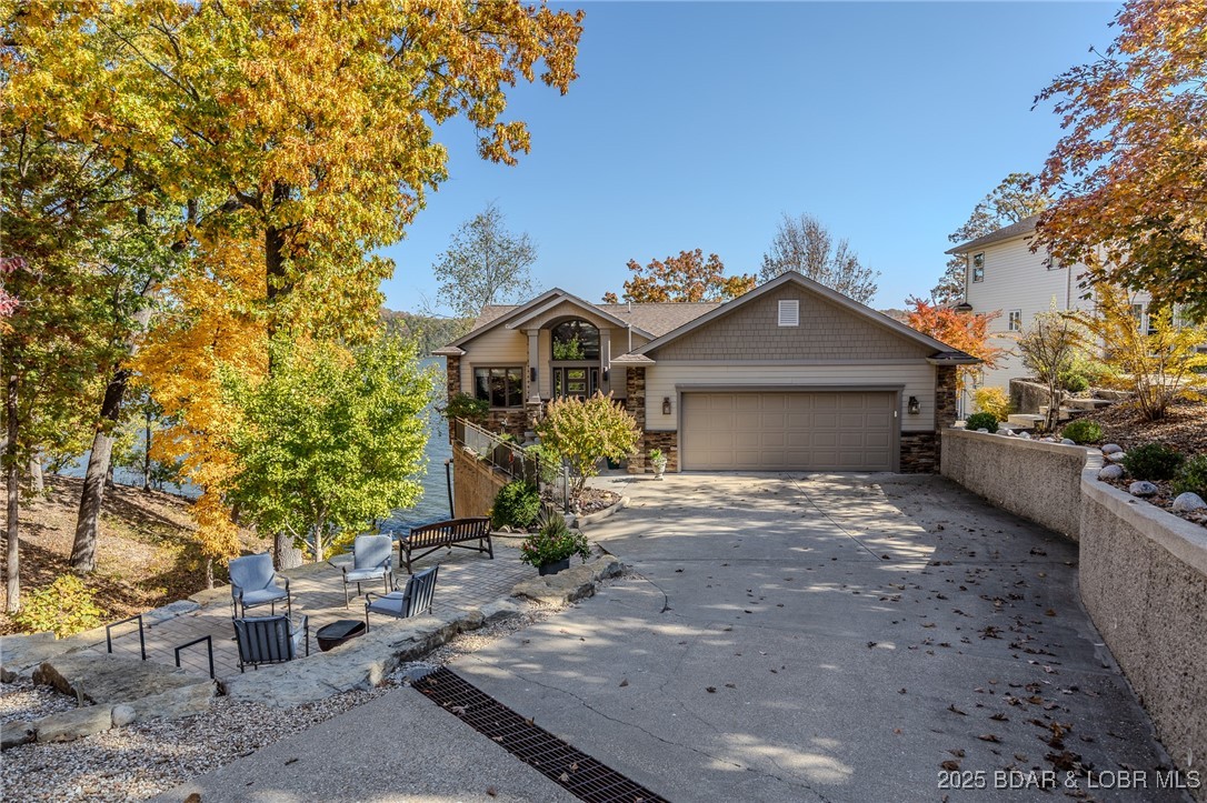 Immaculate curb appeal with beautifully landscaped