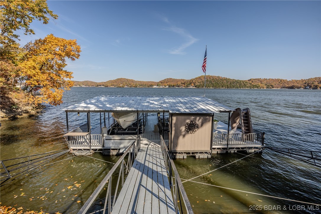 2259 Standing Rock Road Camdenton, MO 65020 - Photo 65 of 75 The dock looks out over a beautiful, wide section