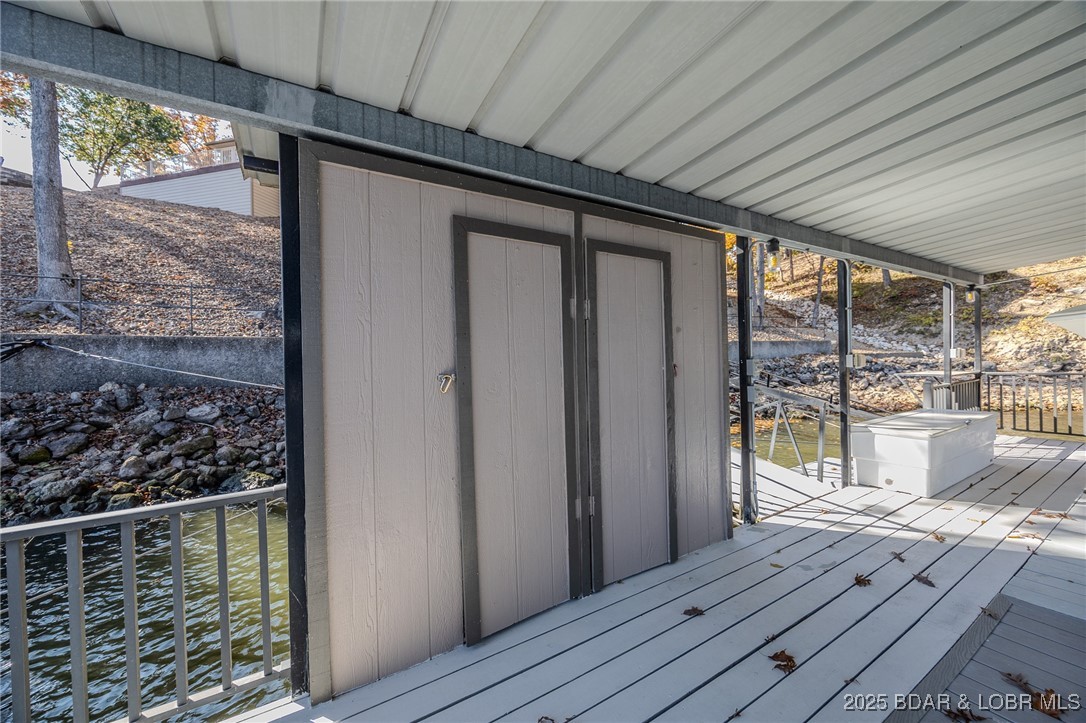 2259 Standing Rock Road Camdenton, MO 65020 - Photo 71 of 75 A sizeable dockside storage sits on the deck—perfe