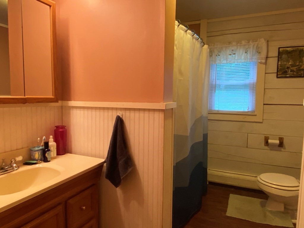 266 Alexander Road Leyden, MA 01337 - Photo 19 of 33 a bathroom with a sink a toilet and shower