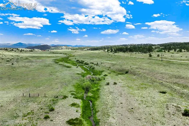 a view of an outdoor space with a lake view
