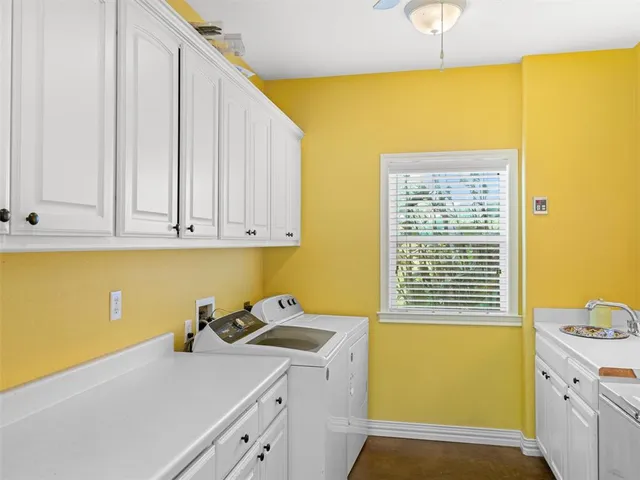 a room with storage and utility