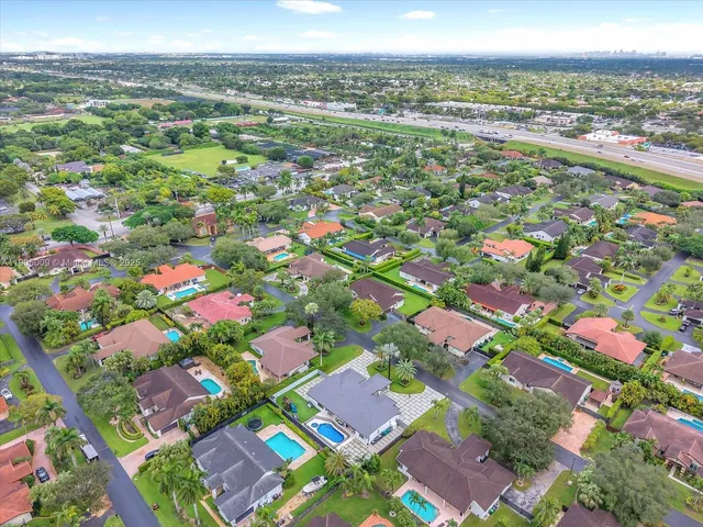 a view of city with tall buildings
