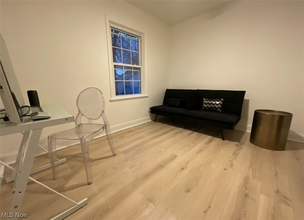 6303 Hillside Road Independence, OH 44131 - Photo 9 of 14 Sitting room featuring light hardwood / wood-style flooring