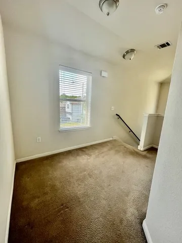 a view of a room with window