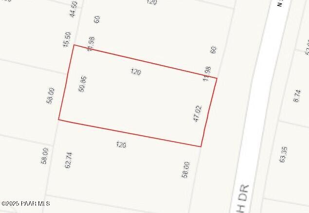 25682 St Joseph Road Paulden, AZ 86334 - Photo 25 of 30 Lot Dimensions