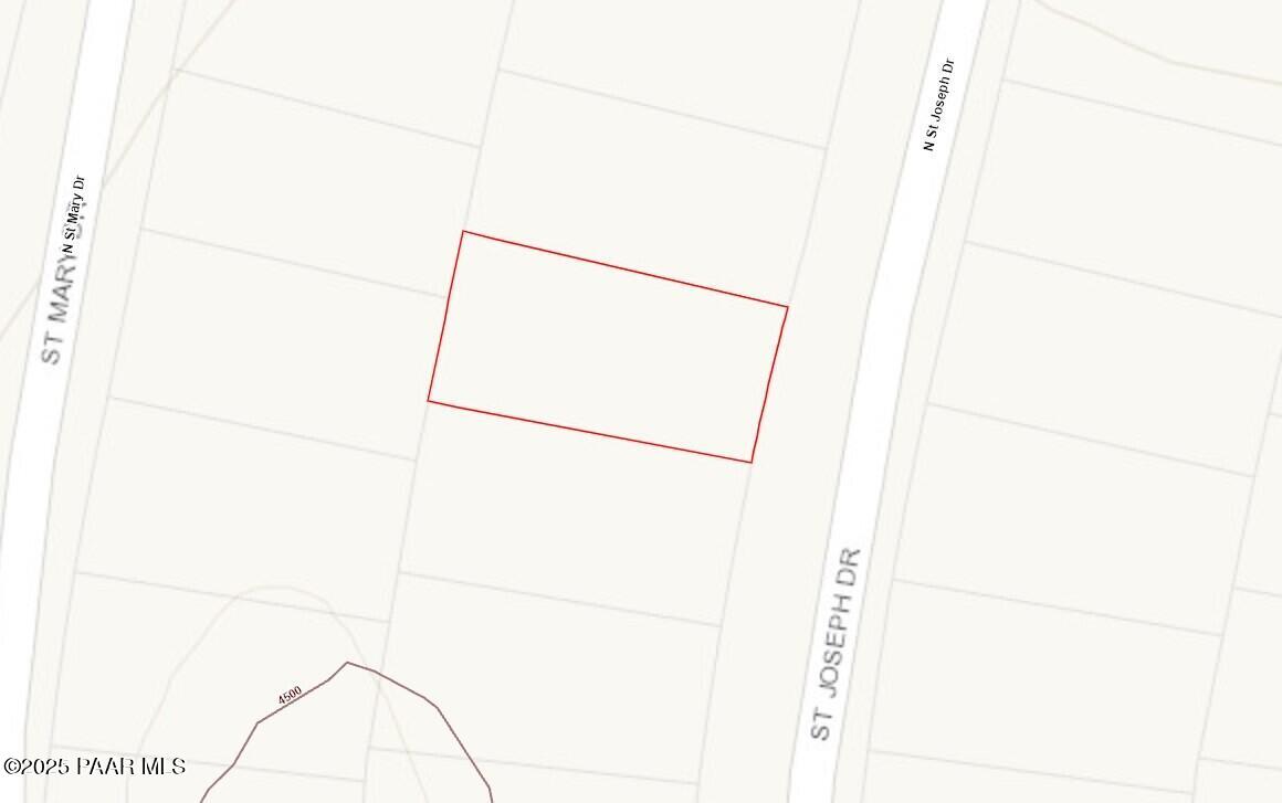 25682 St Joseph Road Paulden, AZ 86334 - Photo 28 of 30 No 100ft Contours_Elevation 4500