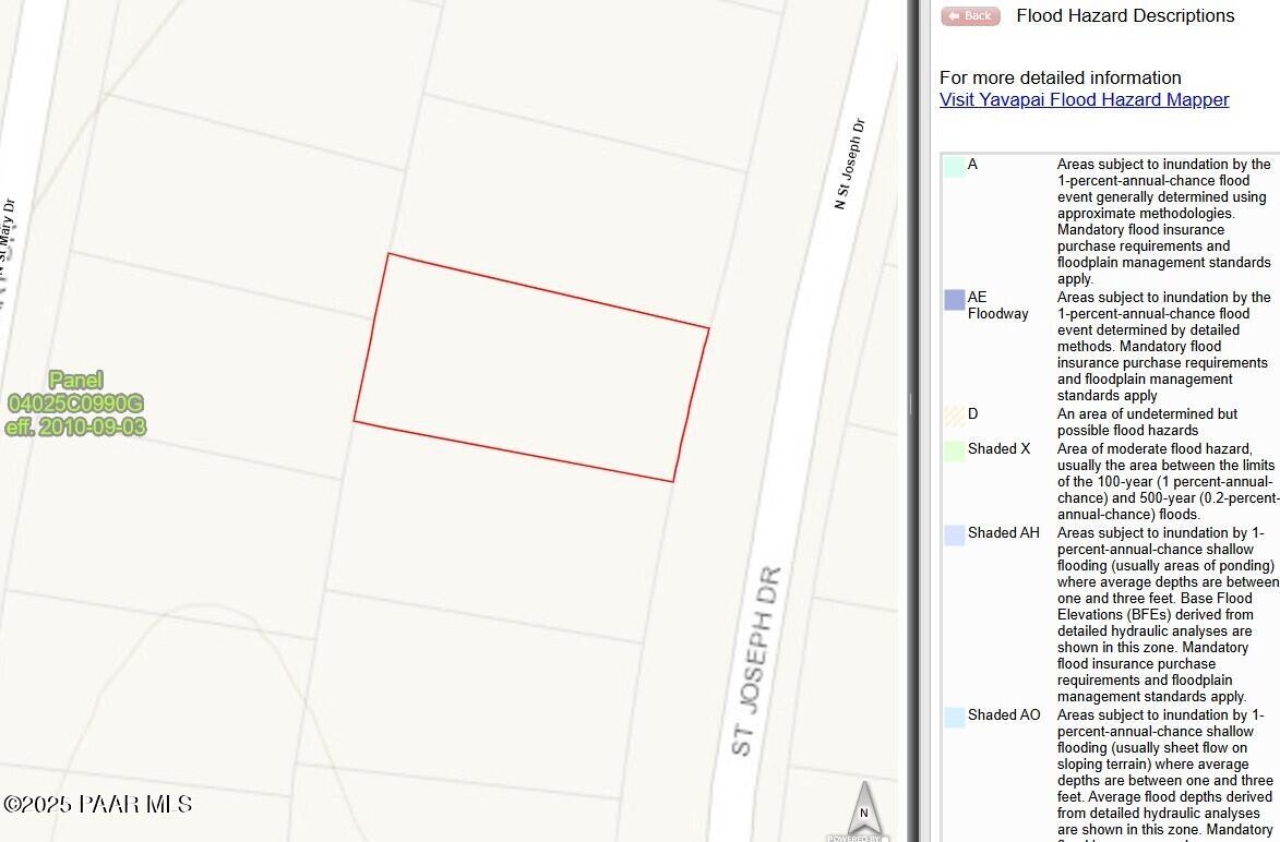 25682 St Joseph Road Paulden, AZ 86334 - Photo 29 of 30 Buyer Verify Flood Zone