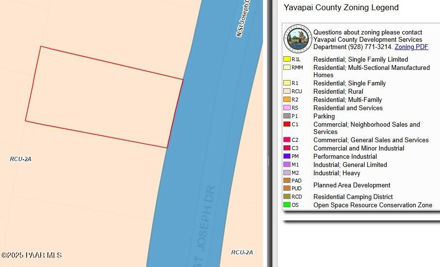 25682 St Joseph Road Paulden, AZ 86334 - Photo 30 of 30 Zoning RCU-2A