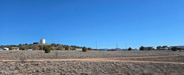 a view of a dry yard