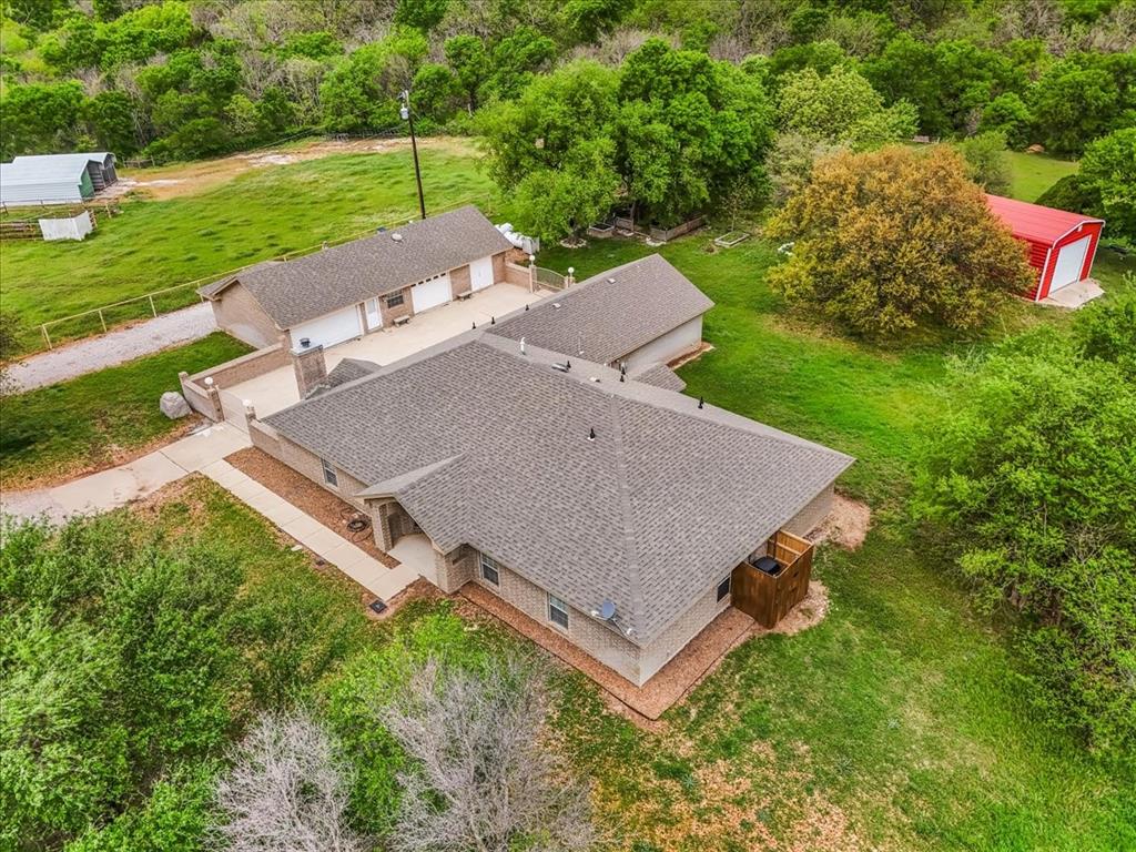 353 Hidden Meadow Court Rhome, TX 76078 - Photo 24 of 28 View from above of property
