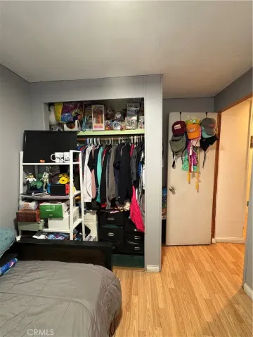 a bed room with a bed