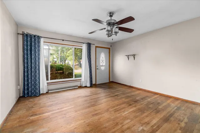 a view of an empty room with window