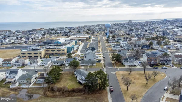 an aerial view of a