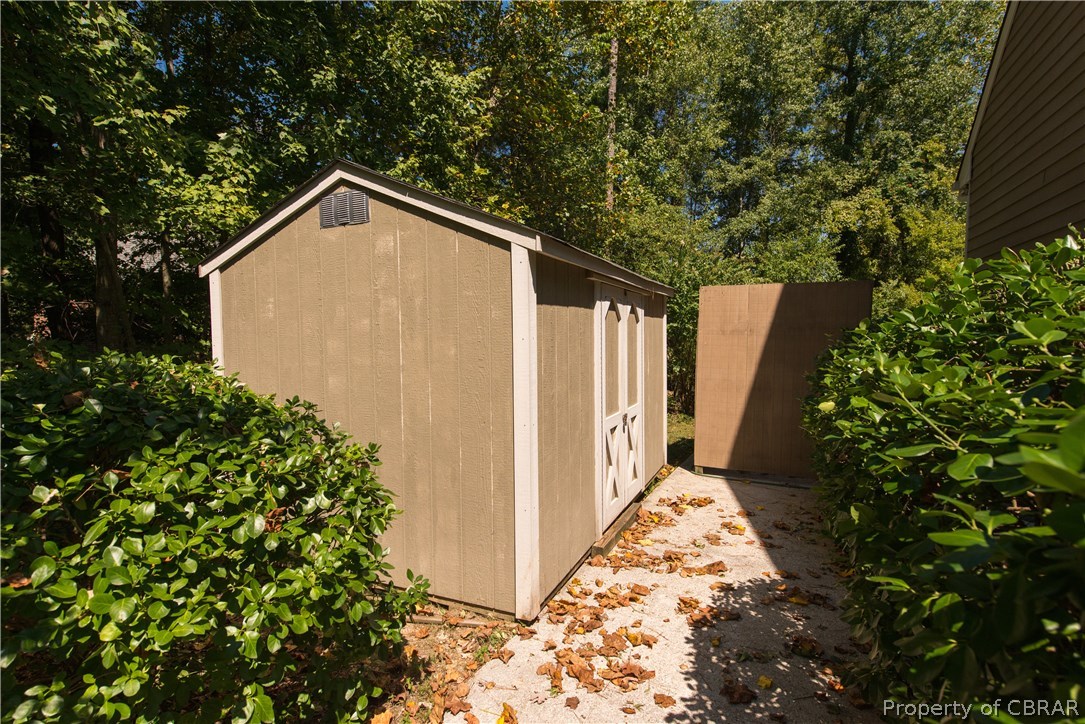 867 Oak Hill Road Lancaster, VA 22503 - Photo 44 of 46 Storage Shed and Outdoor Shower