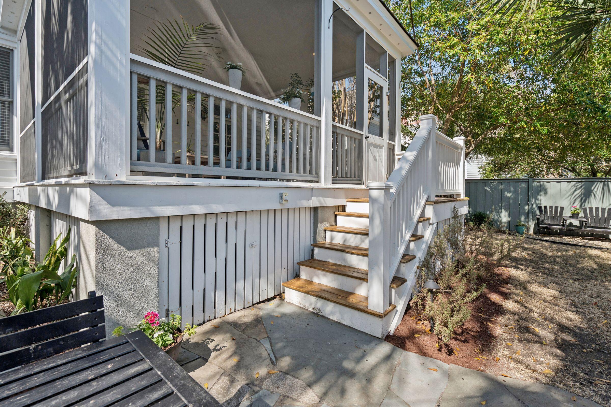 46 Eastlake Road Mount Pleasant, SC 29464 - Photo 48 of 78 Back Porch Stairs