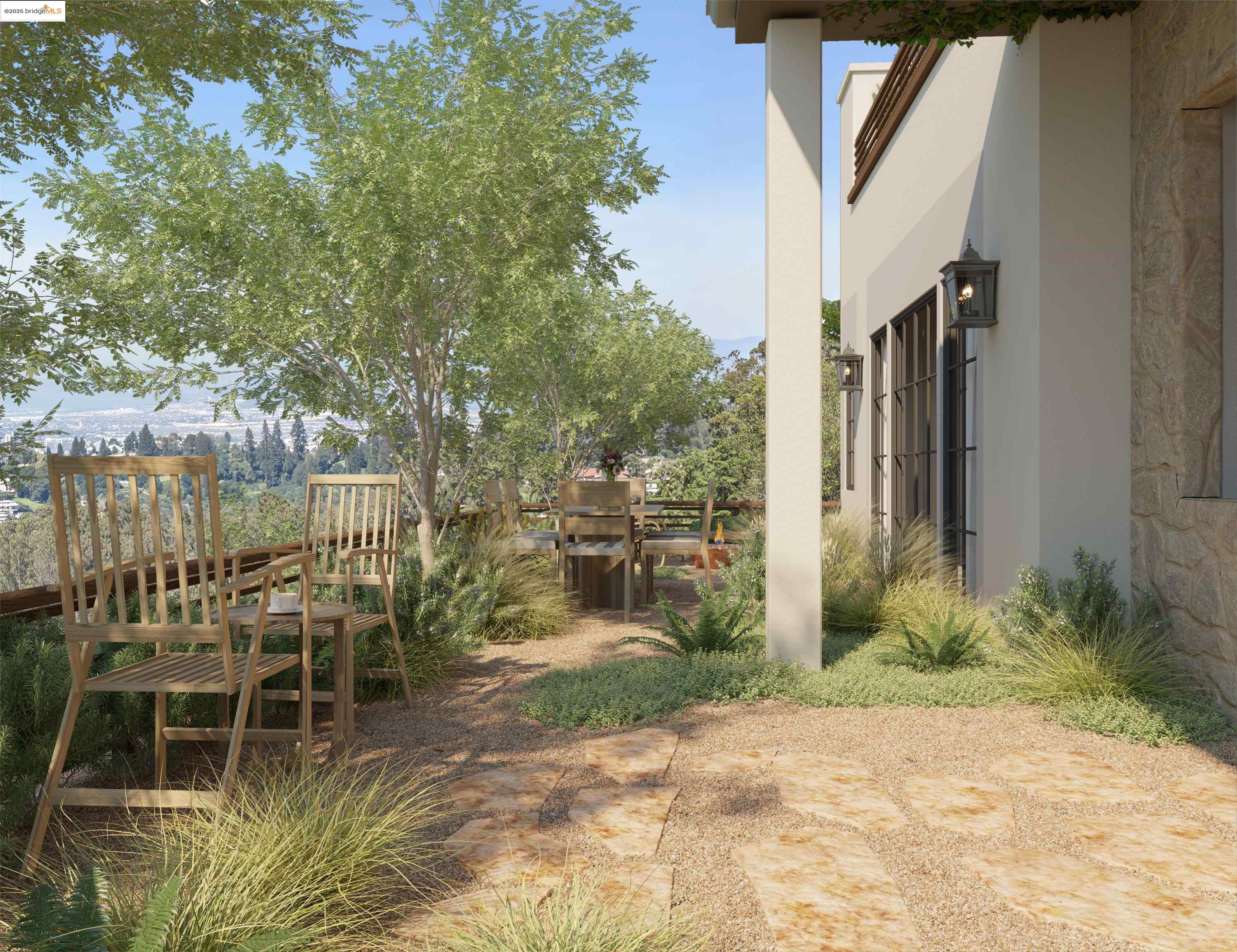 0 Girvin Drive Oakland, CA 94611 - Photo 26 of 30 a view of a chair and table in the patio