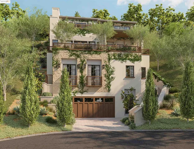 aerial view of a house