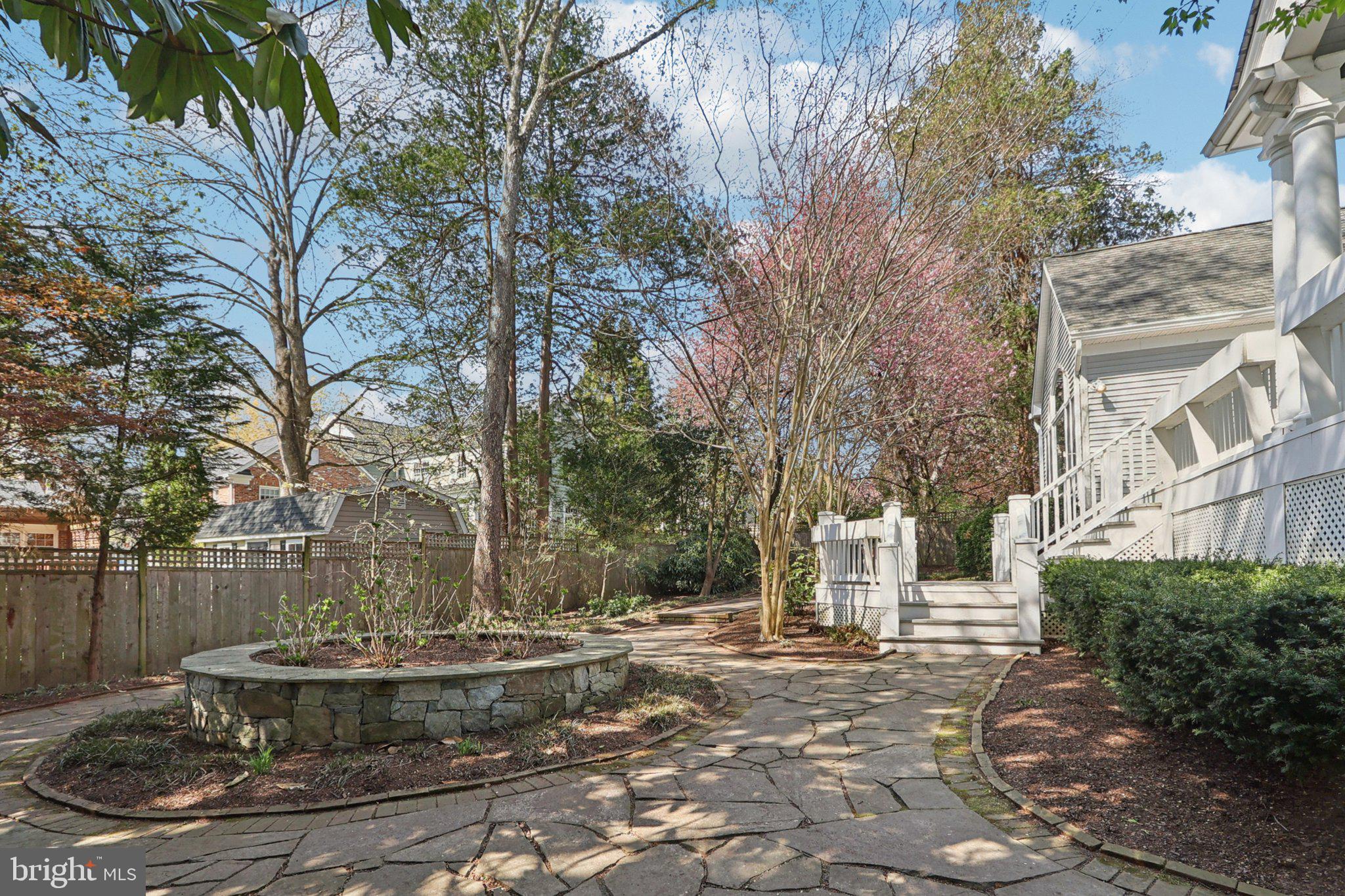 5602 Ogden Road Bethesda, MD 20816 - Photo 12 of 87 The two stone planters are special.