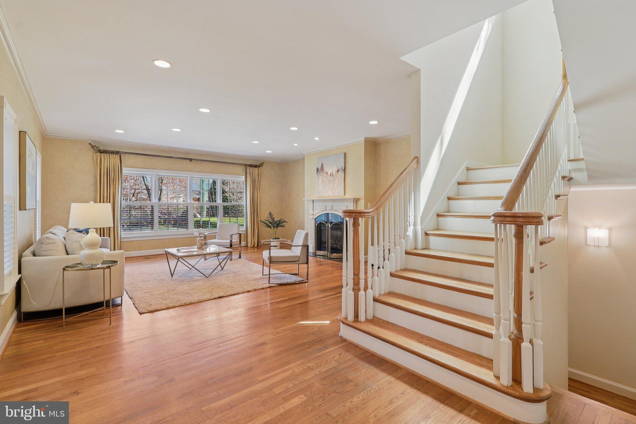5602 Ogden Road Bethesda, MD 20816 - Photo 17 of 87 A gracious wide staircase to the 2nd floor