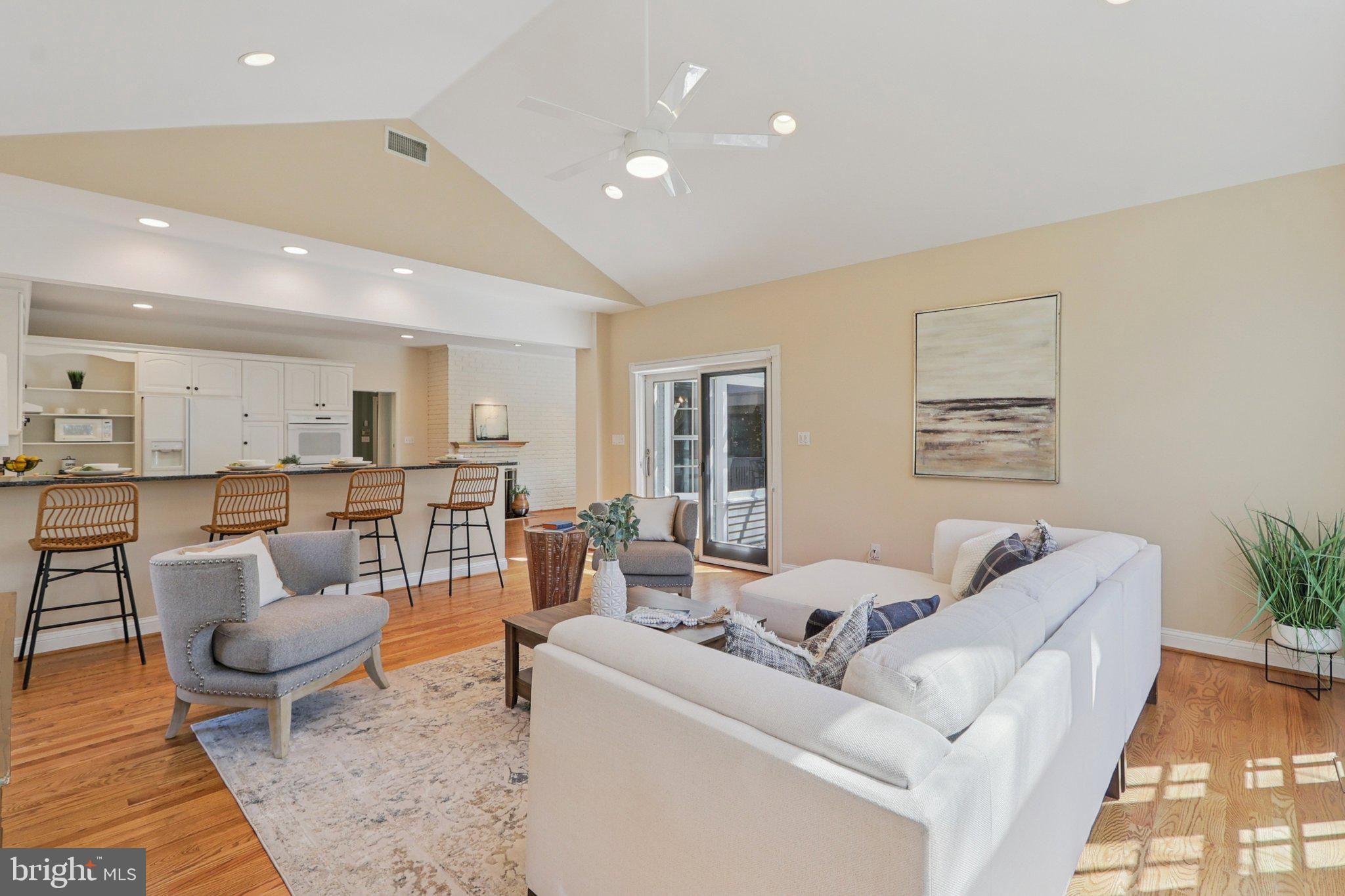 5602 Ogden Road Bethesda, MD 20816 - Photo 33 of 87 Sliding doors to the deck and backyard.