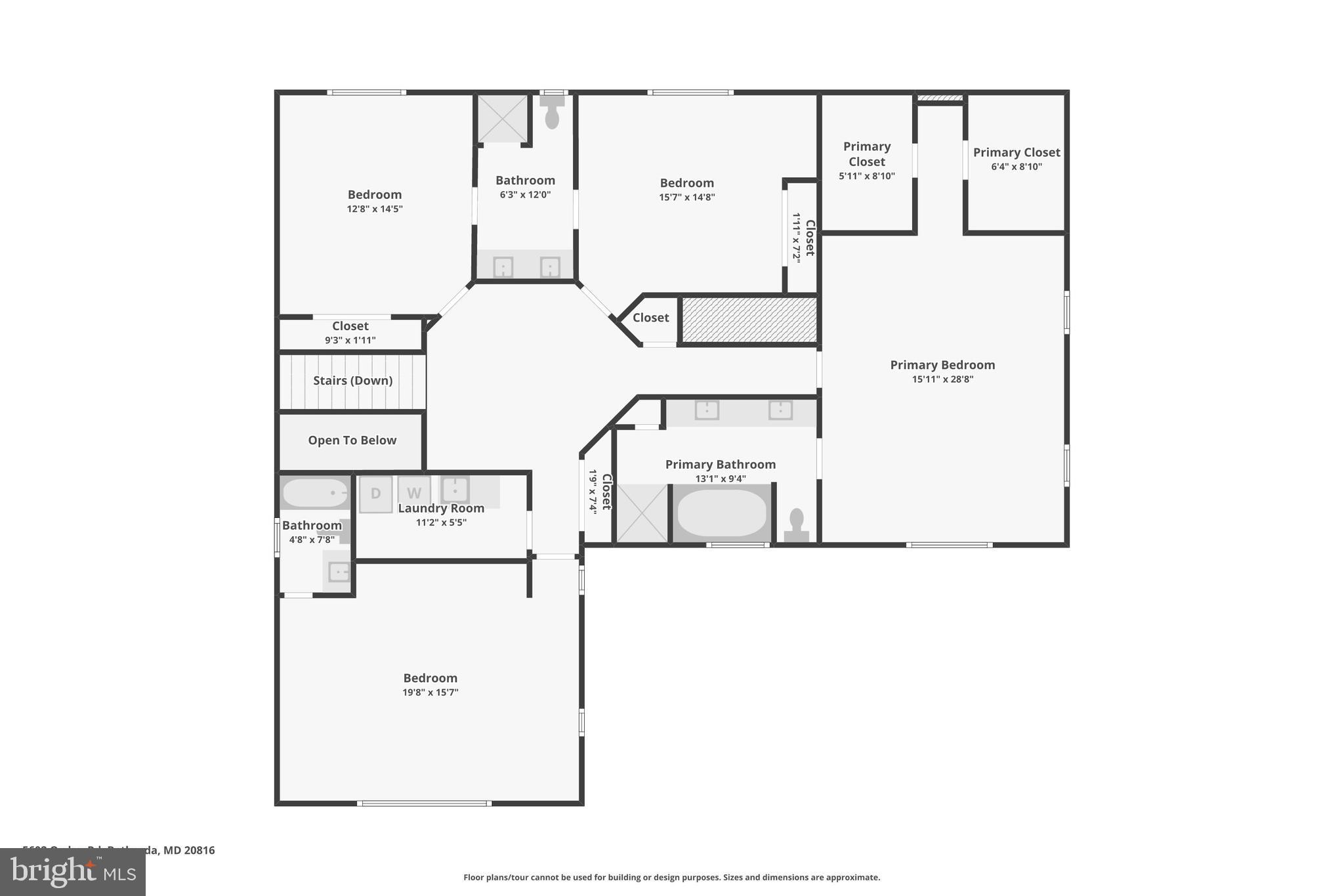 5602 Ogden Road Bethesda, MD 20816 - Photo 85 of 87 2nd floor floor plan