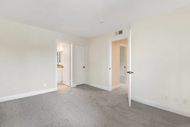 a view of an empty room