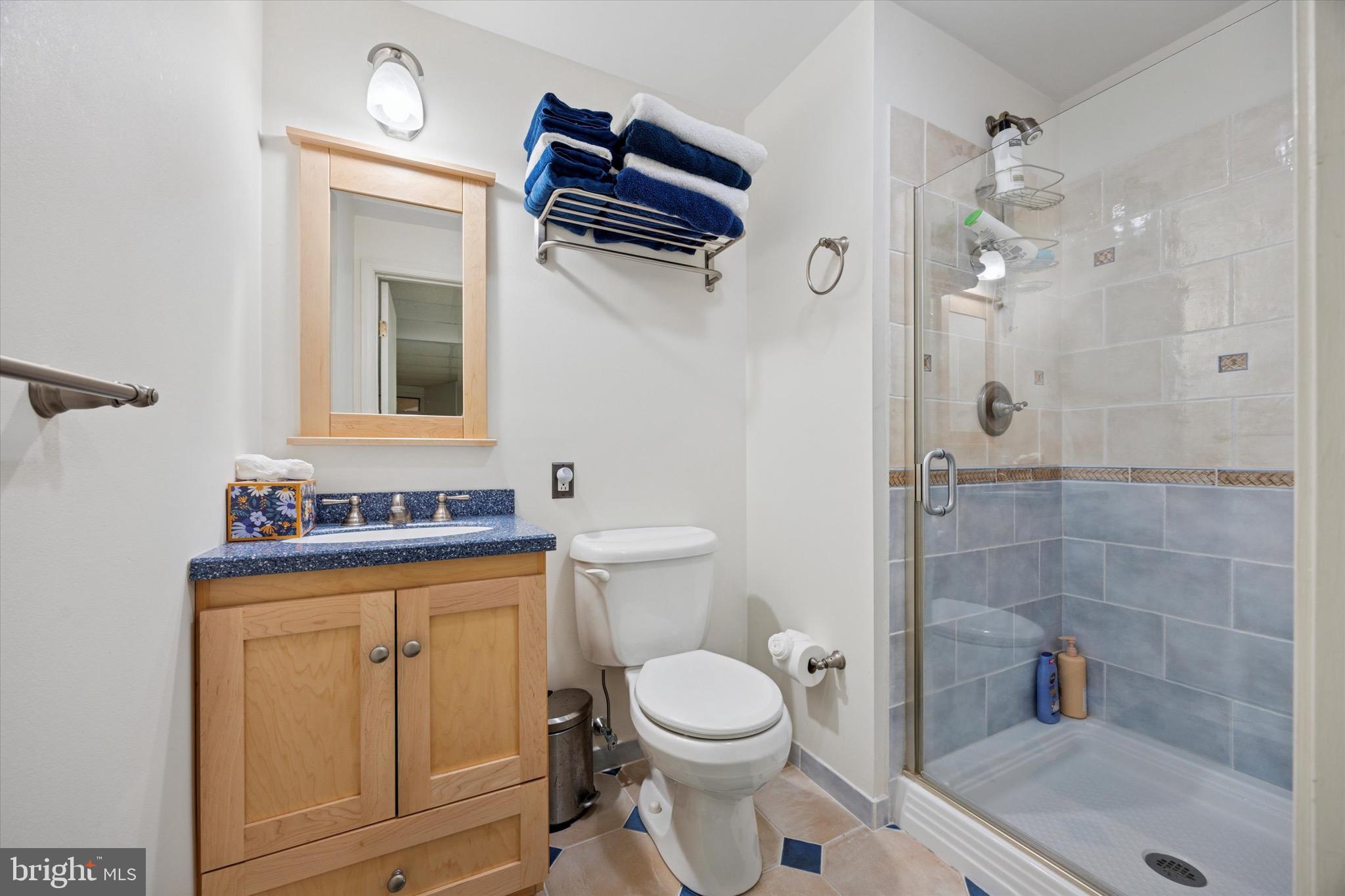 713 Buckley Road Blue Bell, PA 19422 - Photo 31 of 44 a bathroom with a toilet a sink and shower