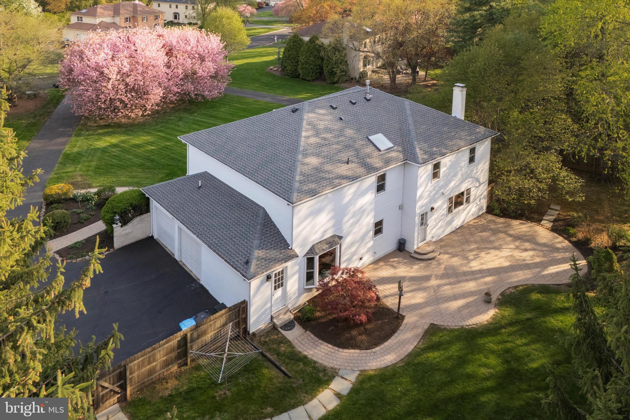 713 Buckley Road Blue Bell, PA 19422 - Photo 41 of 44 a aerial view of a house with backyard