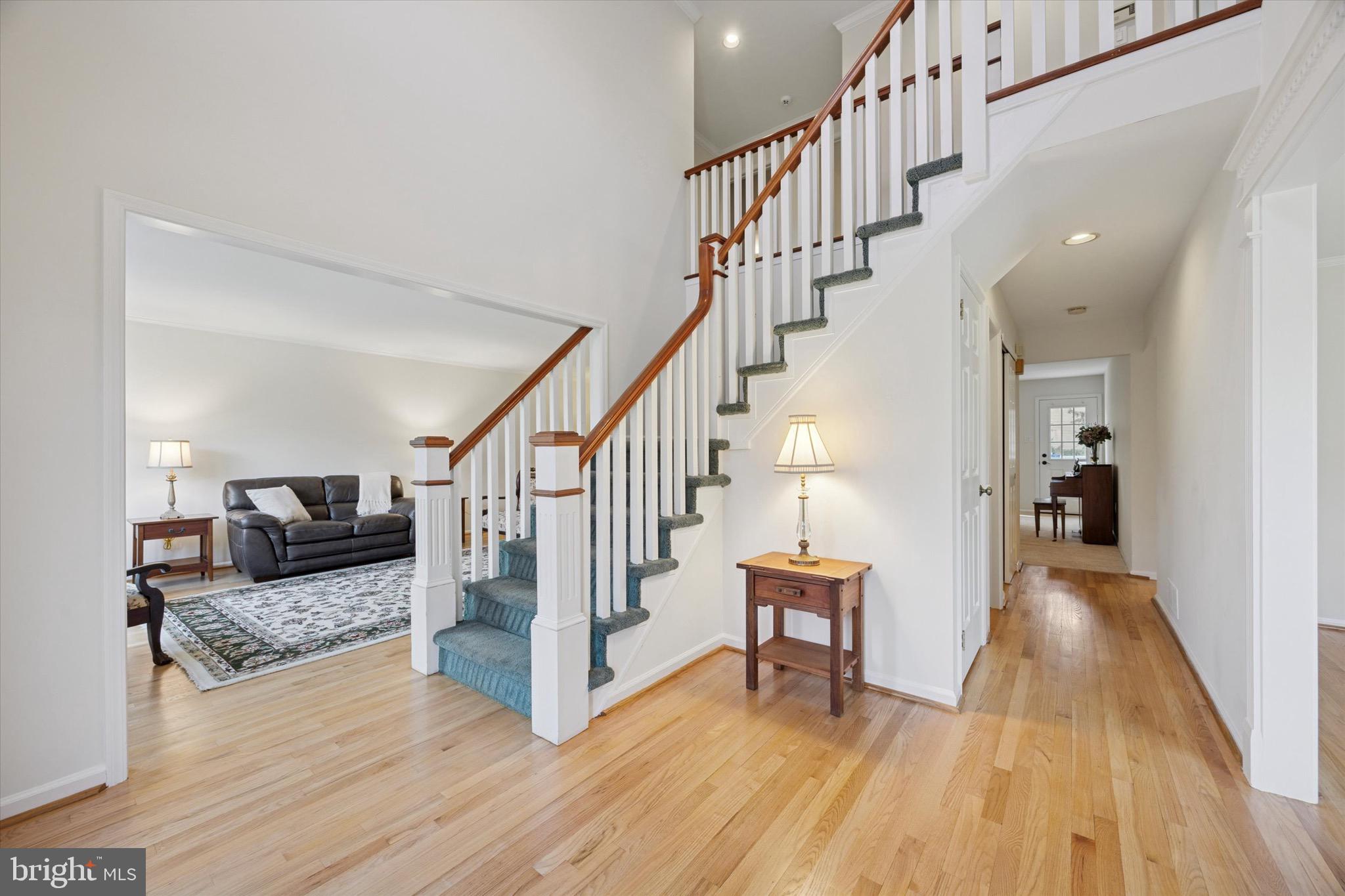 713 Buckley Road Blue Bell, PA 19422 - Photo 5 of 44 a view of entryway and hall with wooden floor