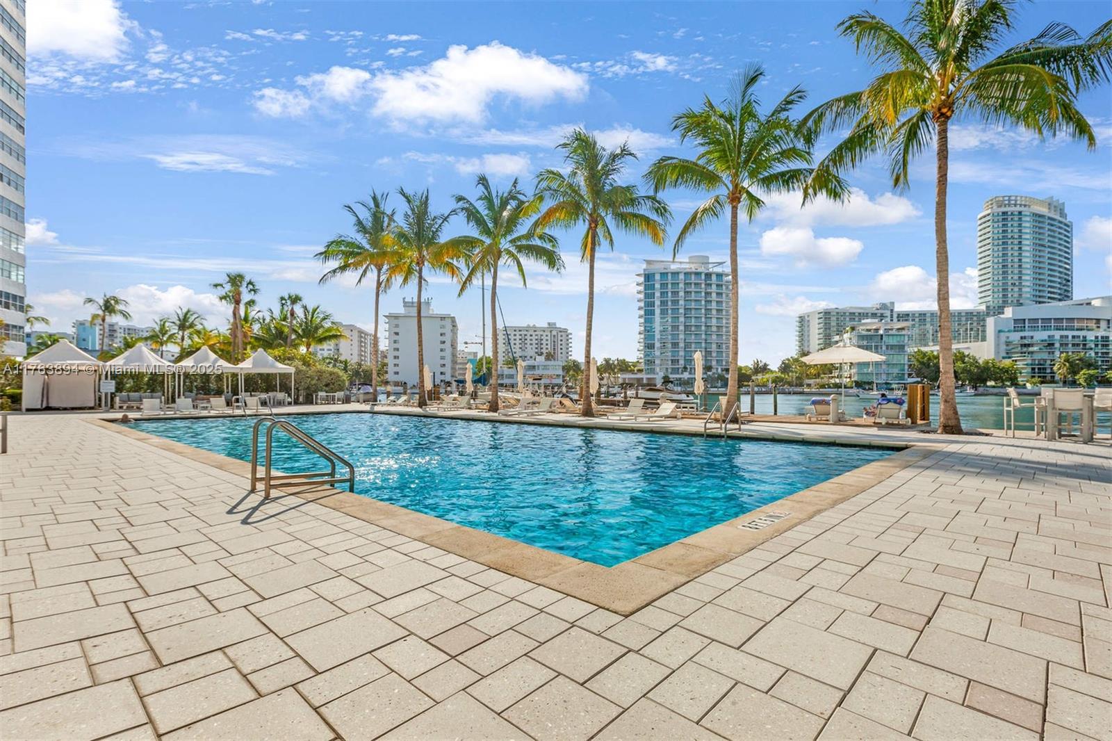 20 Island Avenue, Unit 1509 Miami Beach, FL 33139 - Photo 25 of 34 a view of swimming pool with outdoor seating