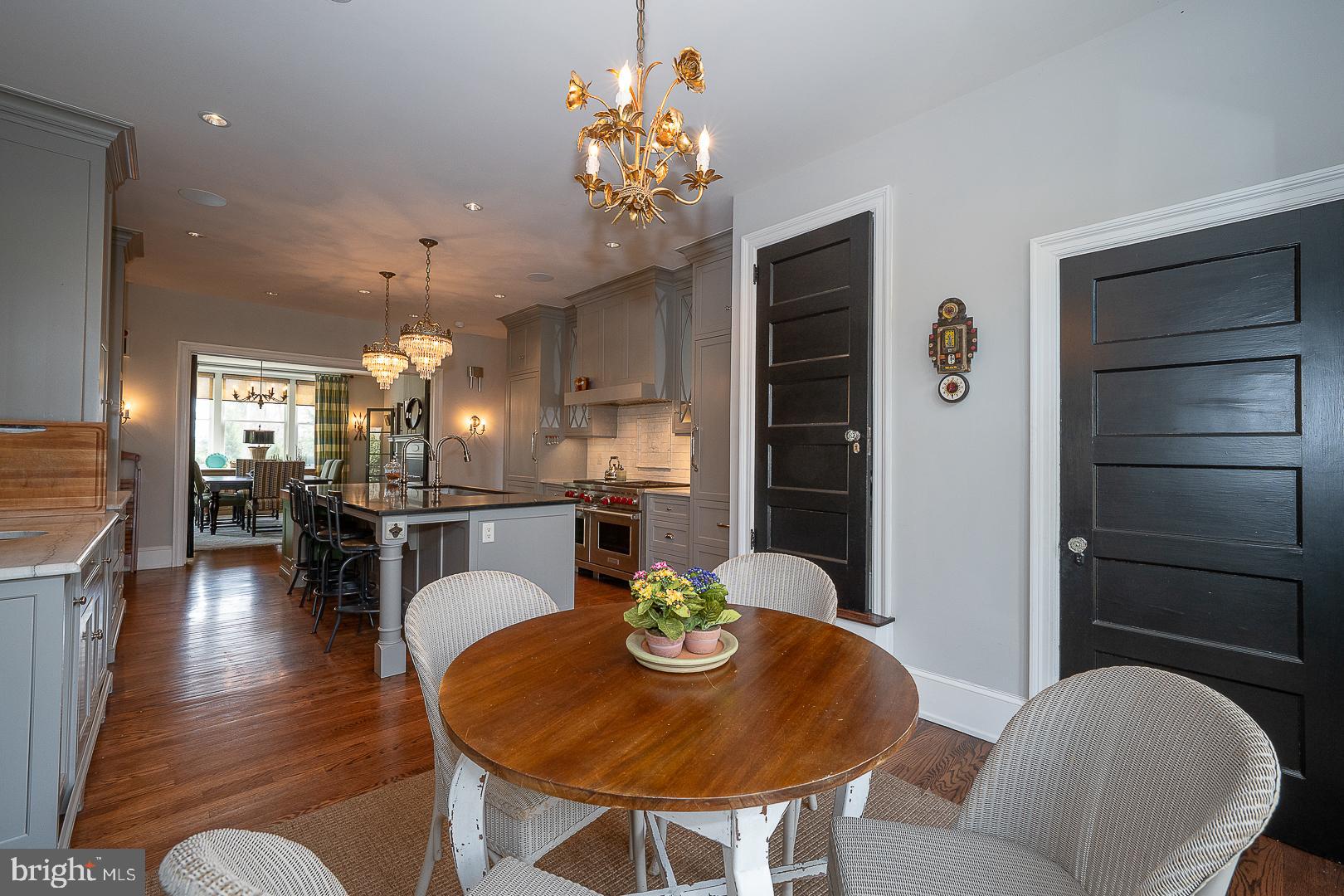 3501 Goshen Road Newtown Square, PA 19073 - Photo 39 of 79 a view of a dining room with furniture and wooden floor