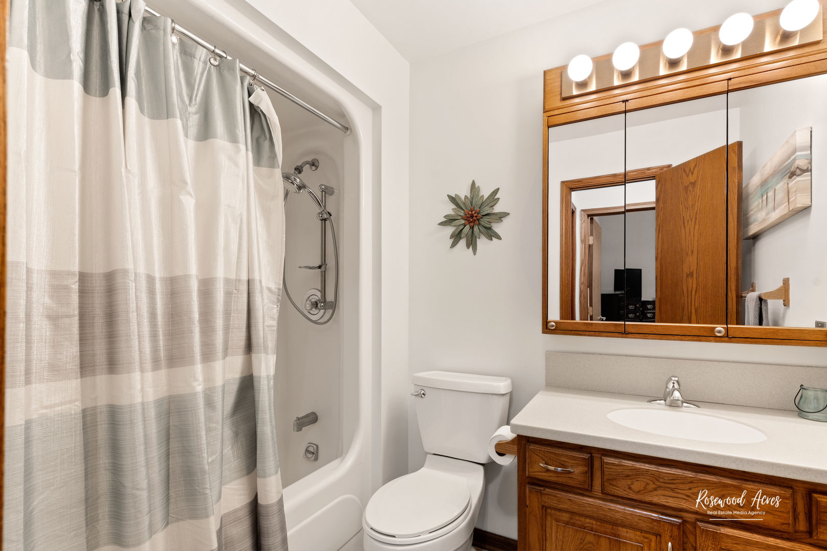 1900 Bittersweet Drive St. Anne, IL 60964 - Photo 14 of 23 a bathroom with a granite countertop sink toilet and shower