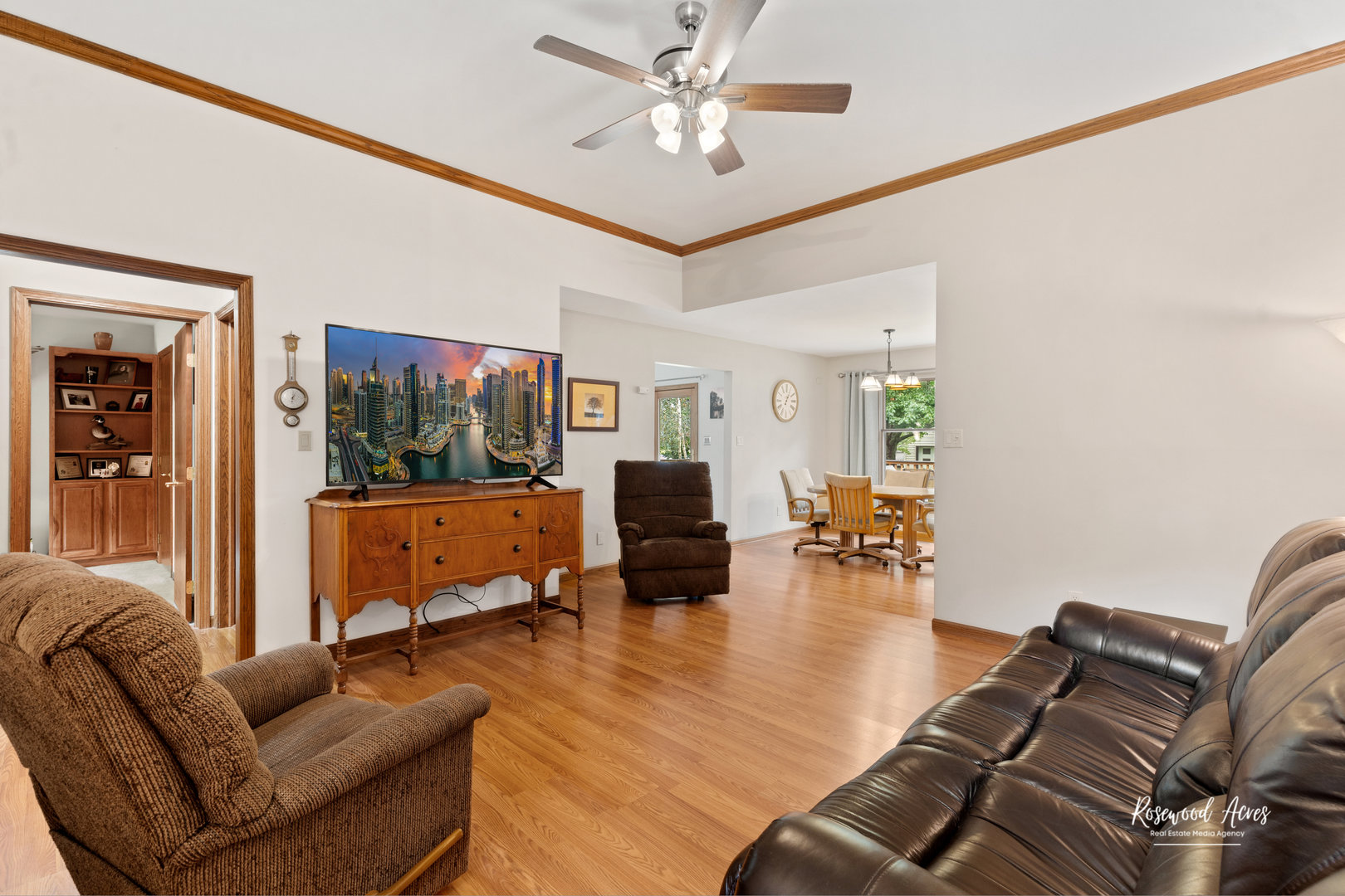 1900 Bittersweet Drive St. Anne, IL 60964 - Photo 3 of 23 a living room with furniture or couch and a chandelier