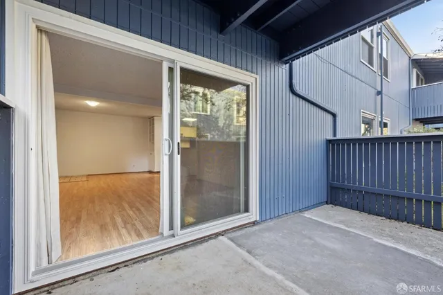 a view of an front door