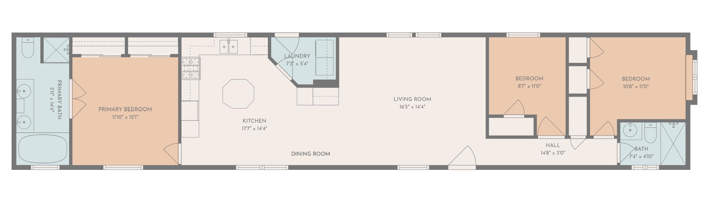435 32 Road, Unit 521 Clifton, CO 81520 - Photo 26 of 26 a picture of a floor plan