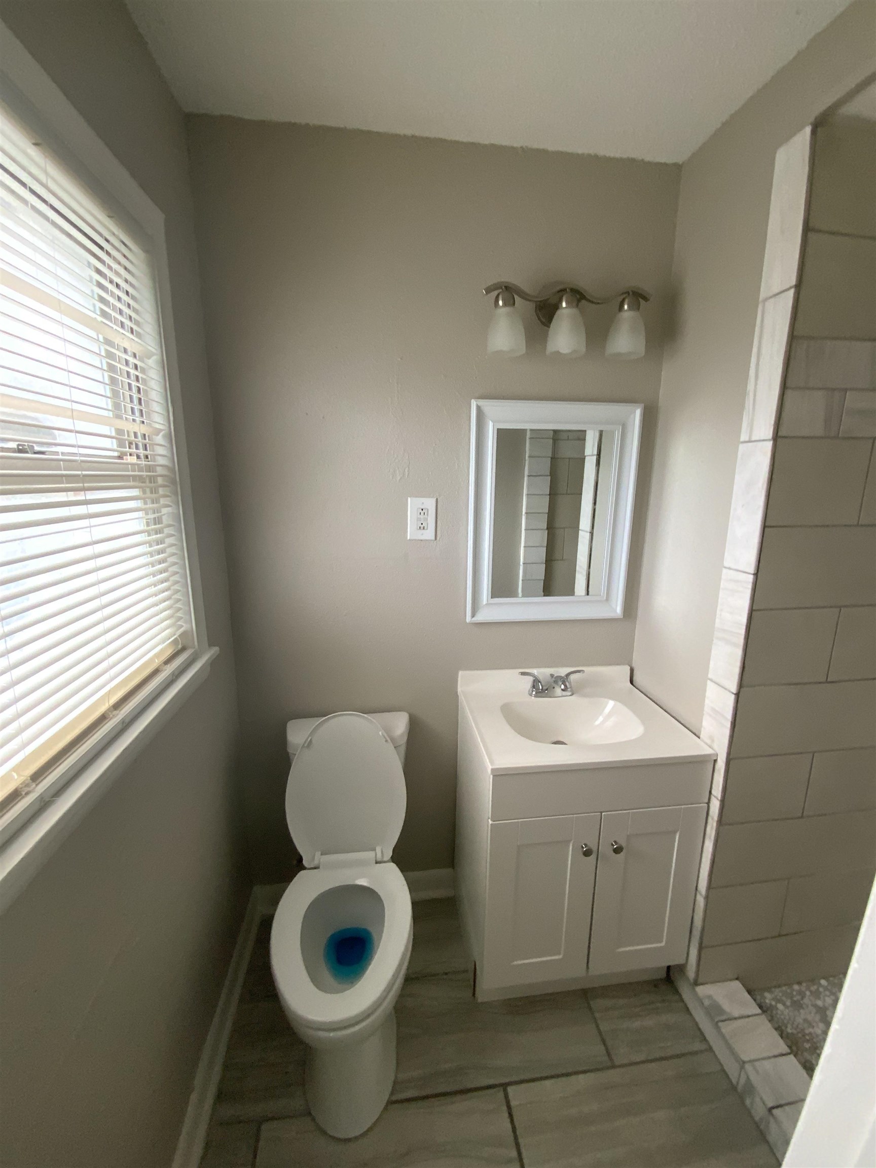 3560 Steele Street Memphis, TN 38127 - Photo 18 of 19 a bathroom with a toilet sink and mirror