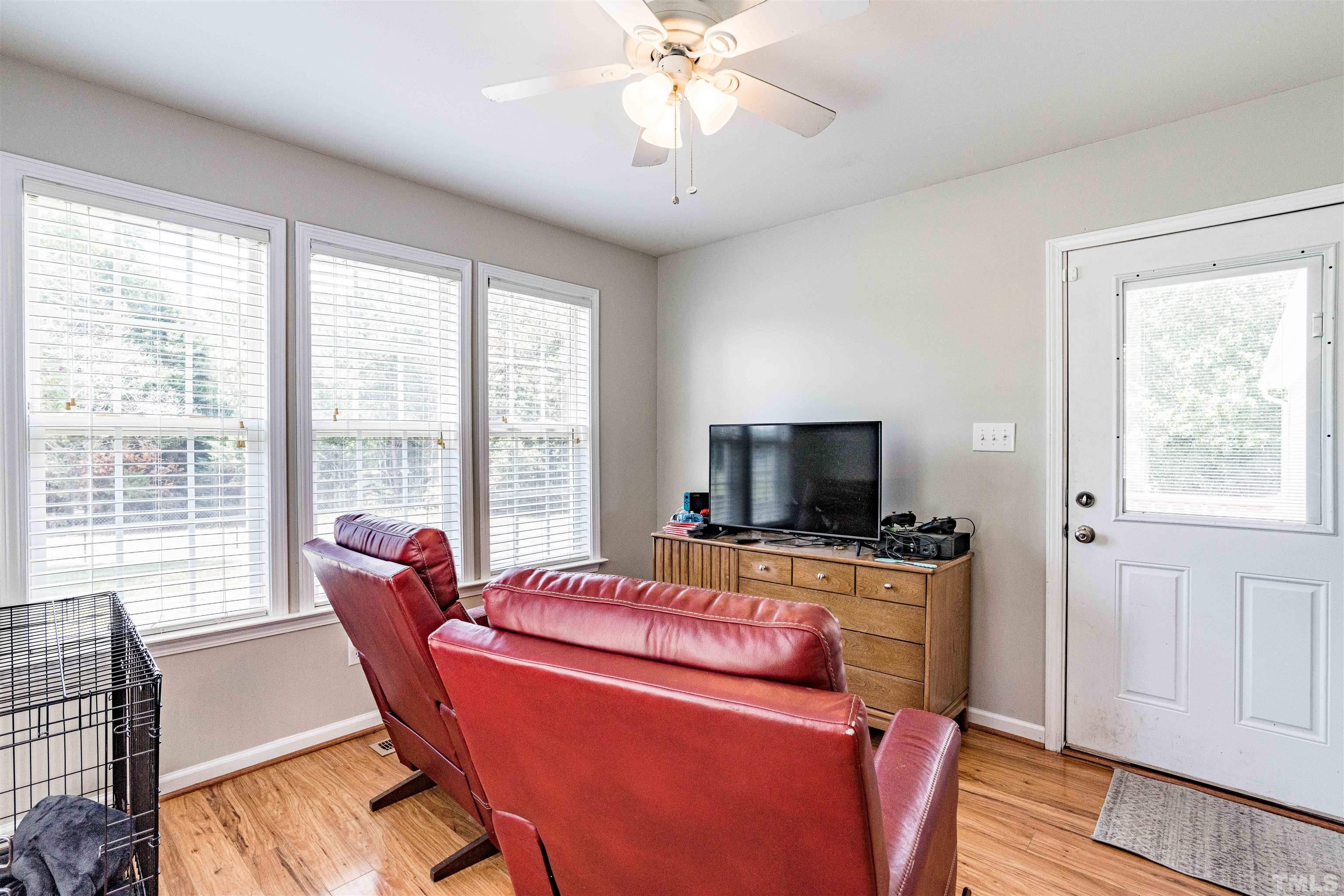 Lots of windows and light and door leading to deck!
