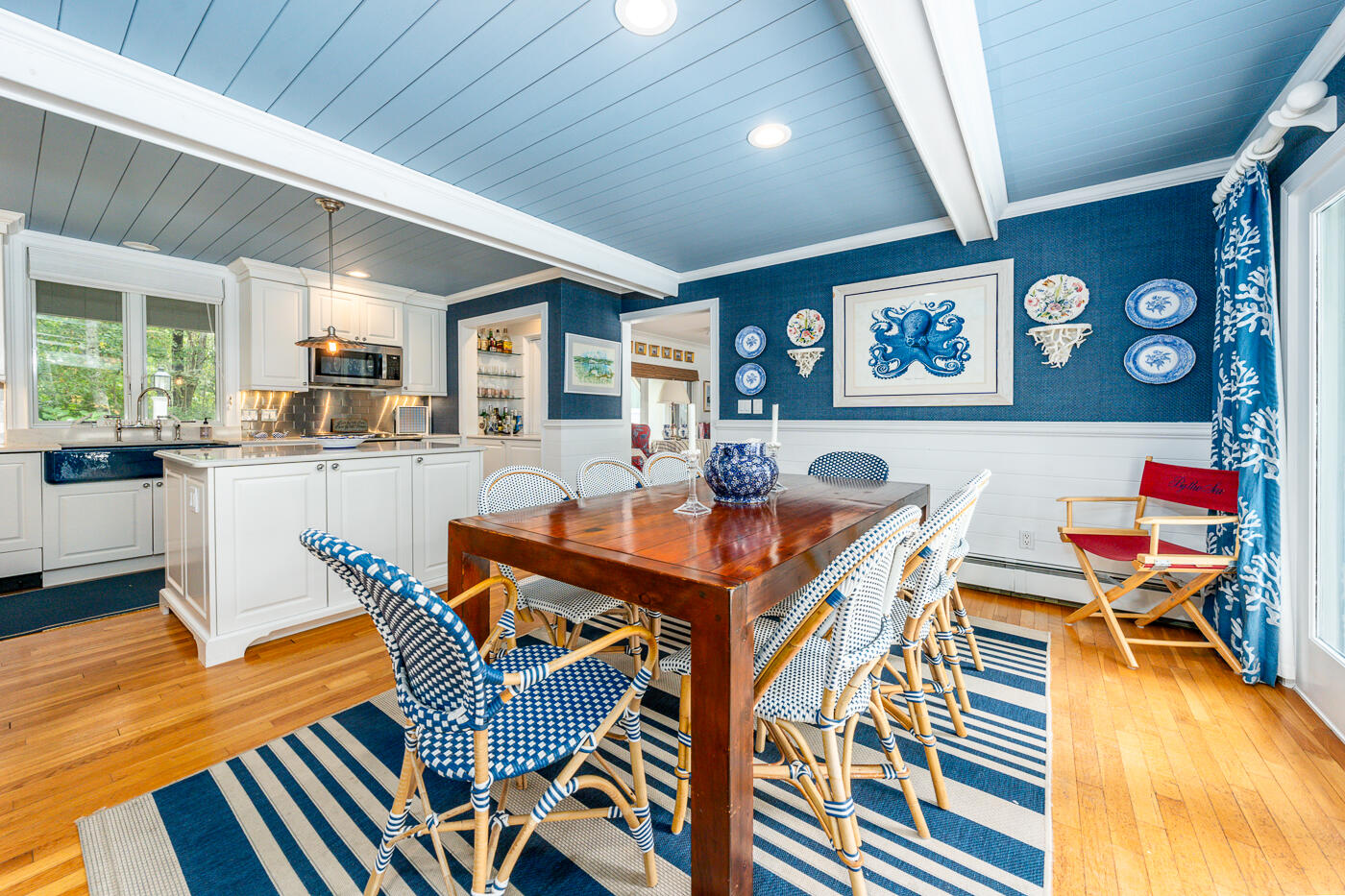 46 Sea Marsh Road Centerville, MA 02632 - Photo 16 of 69 a view of a dining room with furniture window and wooden floor