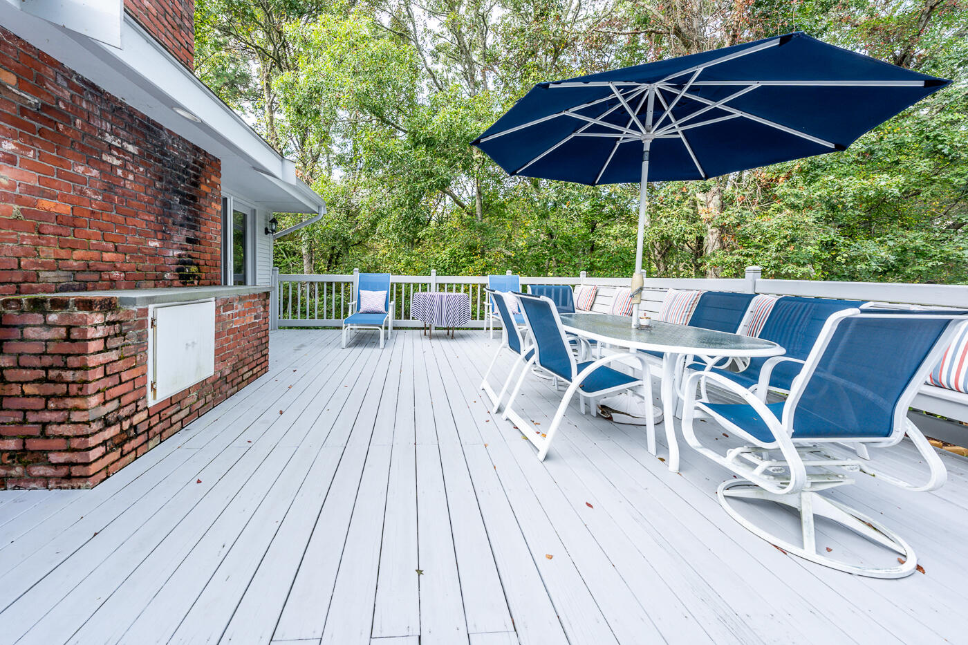 46 Sea Marsh Road Centerville, MA 02632 - Photo 55 of 69 a view of balcony with outdoor seating and wooden floor