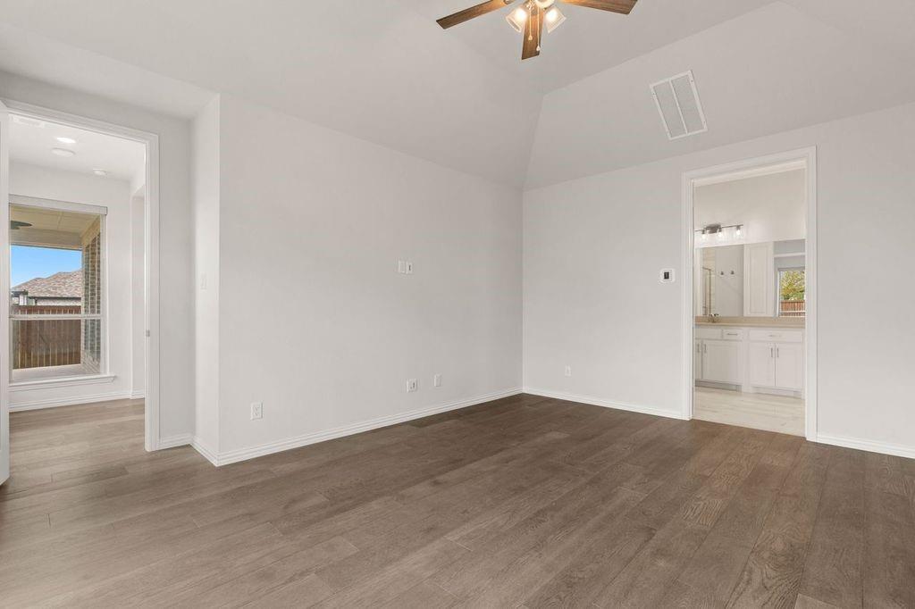 1636 Hydrangea Lane Prosper, TX 75078 - Photo 25 of 31 wooden floor in an empty room