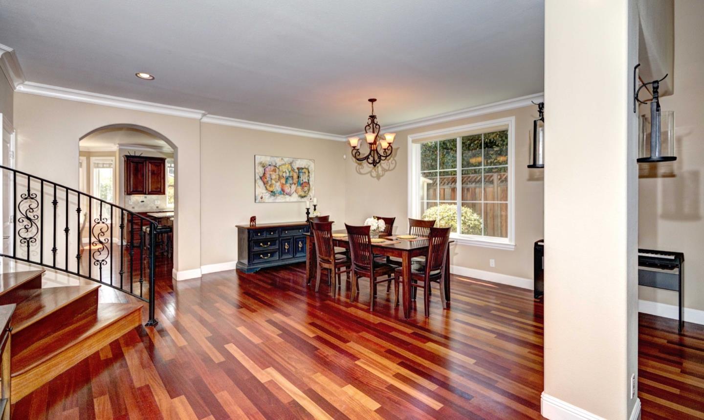 5408 Taft Drive San Jose, CA 95124 - Photo 8 of 26 a view of a dining room with furniture and wooden floor