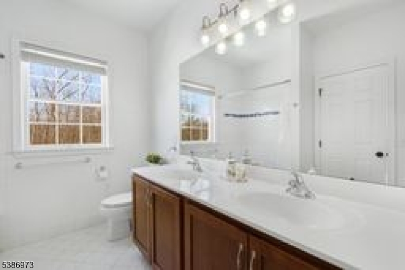 33 Chancellor Way Long Valley, NJ 07853 - Photo 30 of 42 a bathroom with a sink a toilet and a mirror