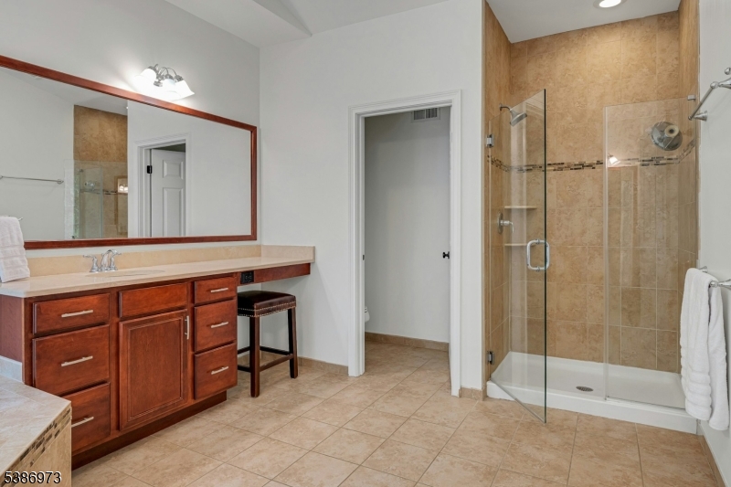 33 Chancellor Way Long Valley, NJ 07853 - Photo 32 of 42 a bathroom with a sink and a mirror